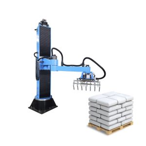 25kg 50kg Bag Column Arm Palletizing Machine Fu...