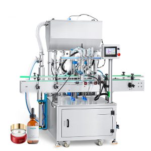 Fully automatic 4 heads liquid filling machine ...