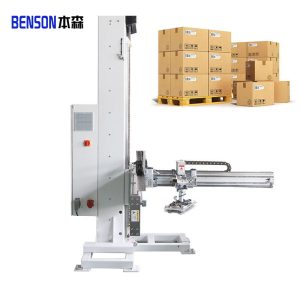 High speed fully automatic single column pallet...