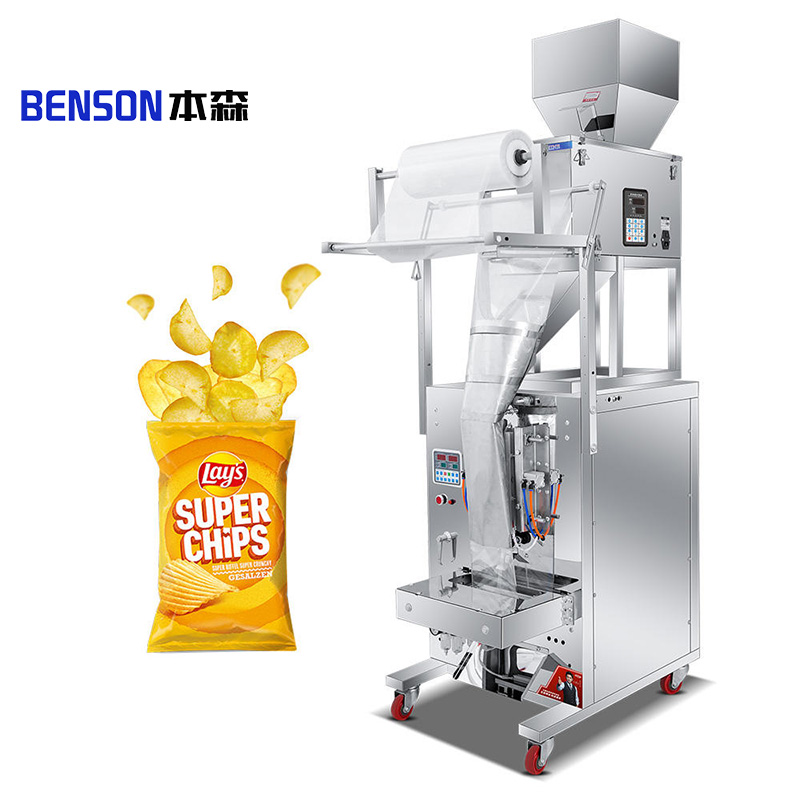 Unmanned vertical film packaging machine, potat... Unmanned vertical film packaging machine, potat...
